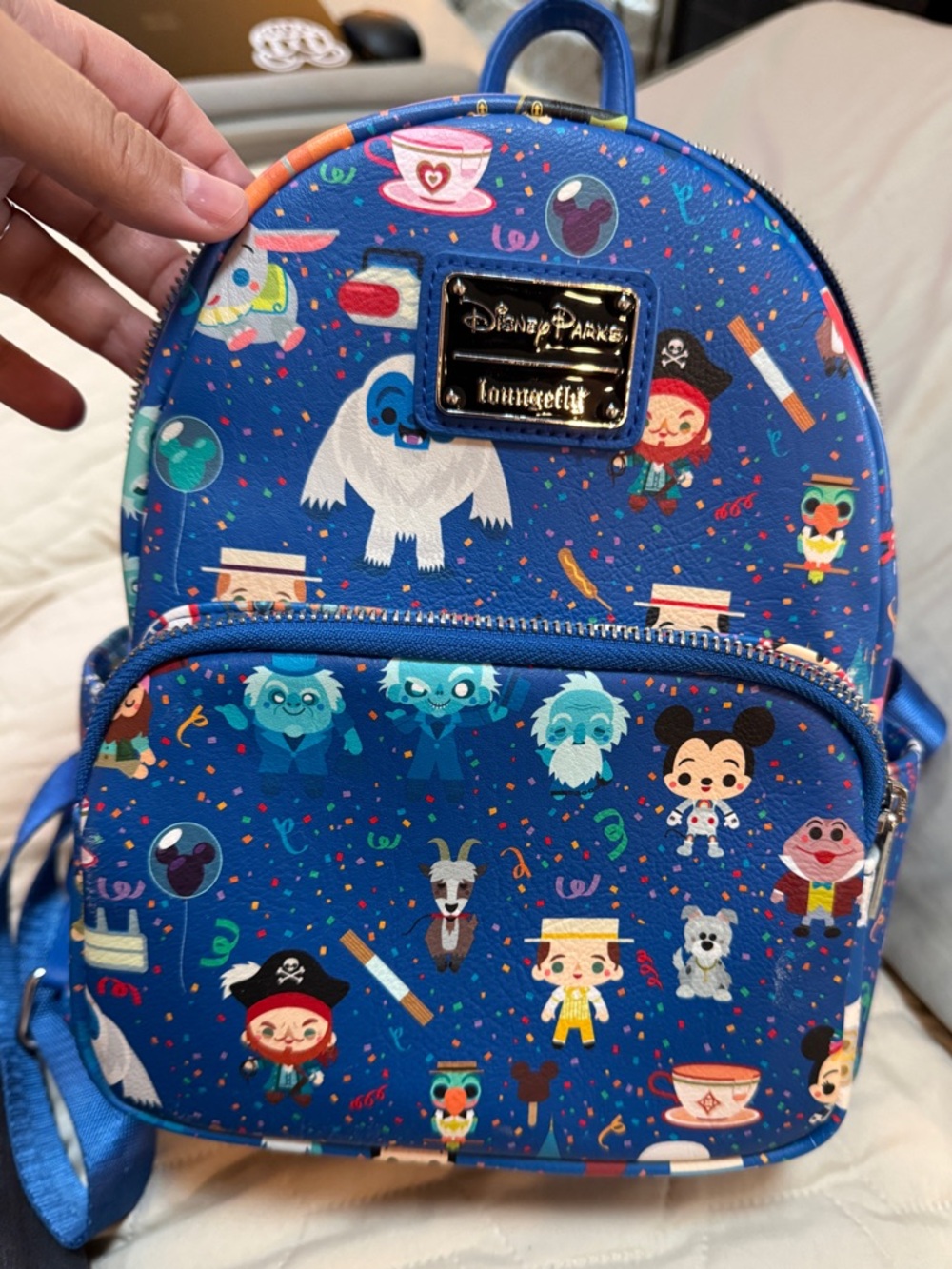 Loungefly Blue Disney Parks Character Mini Backpack